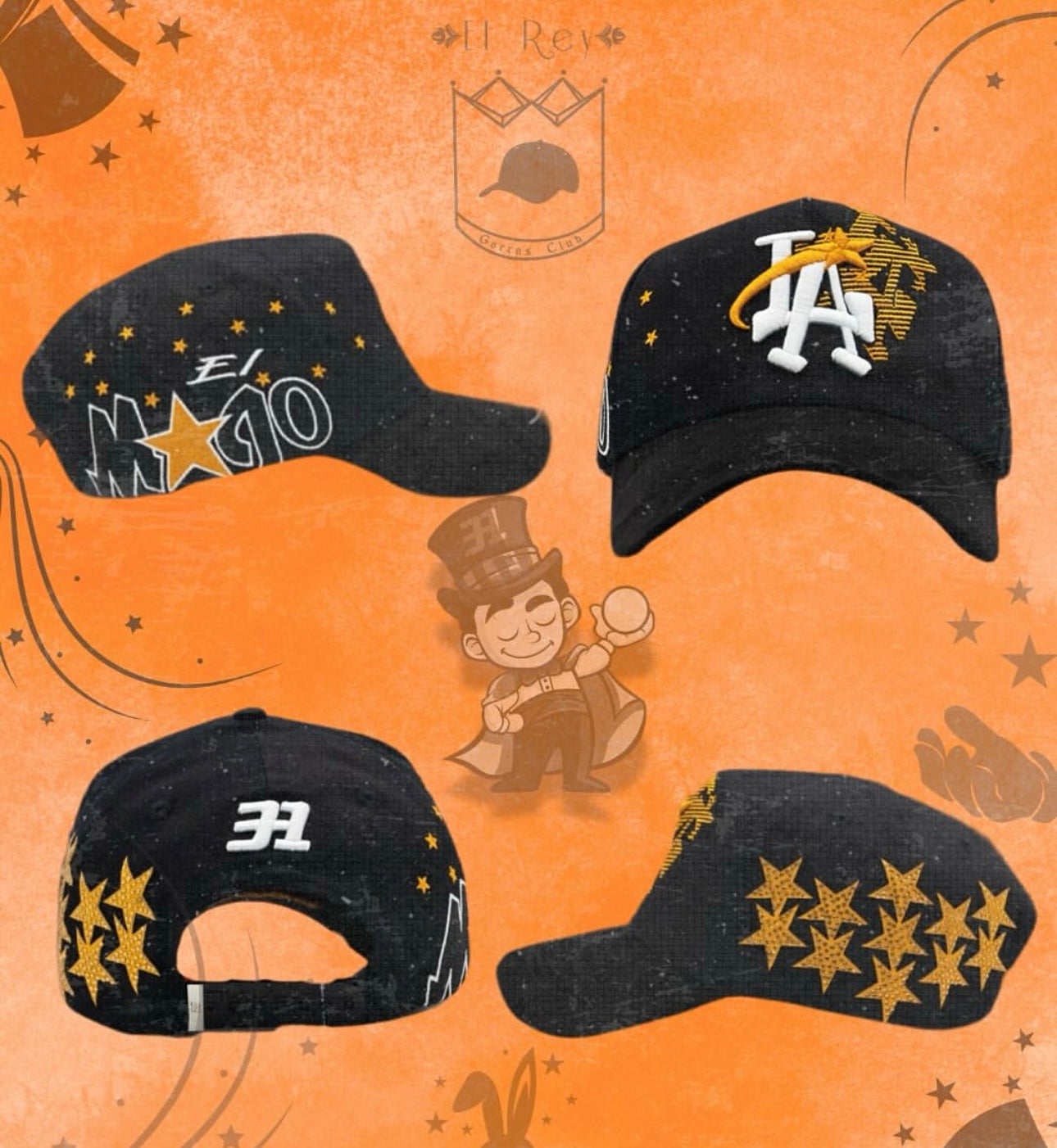 El mago amarilla  31 Hats