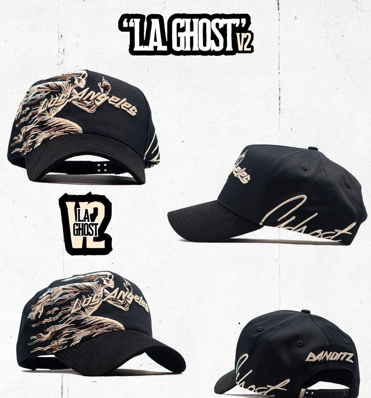 Gorra banditz "la ghost v2"